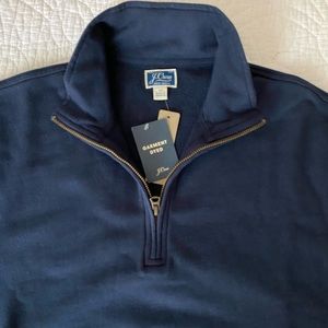 J. CREW Men’s Garment-Dyed French Terry Half-Zip